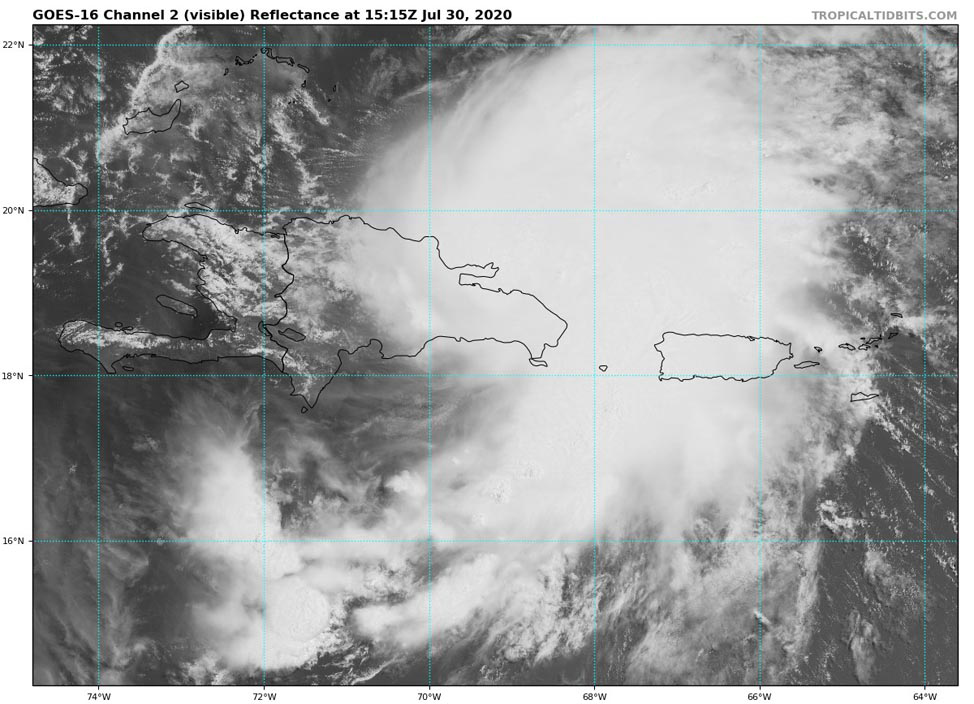 Tropical Storm Isaias Forms Over The Eastern Caribbean Yale Climate Connections